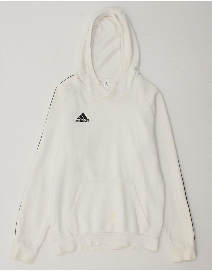 ADIDAS Pull à capuche pour homme Petit coton blanc