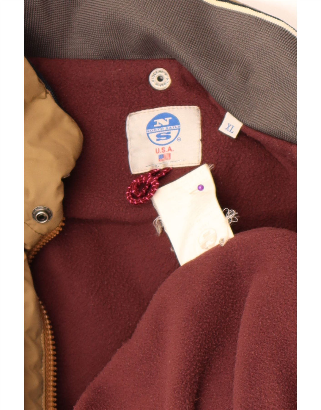 North Sails Veste coupe-vent homme UK 42 XL Marron Polyamide