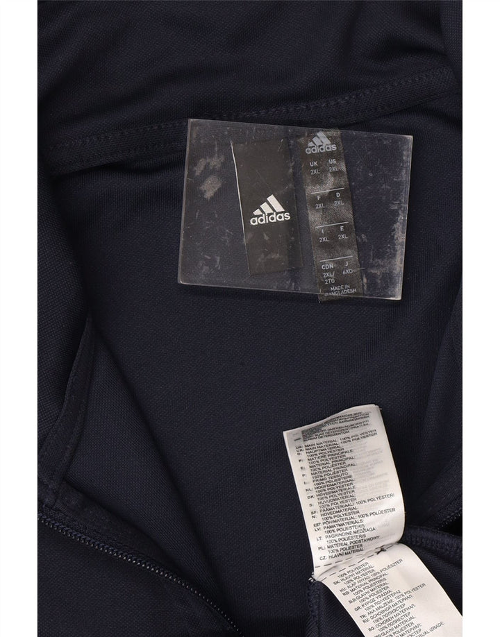 ADIDAS Veste de survêtement pour homme 2XL Bleu marine Polyester