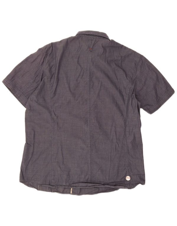 G-Star Chemise à manches courtes homme XL bleu marine
