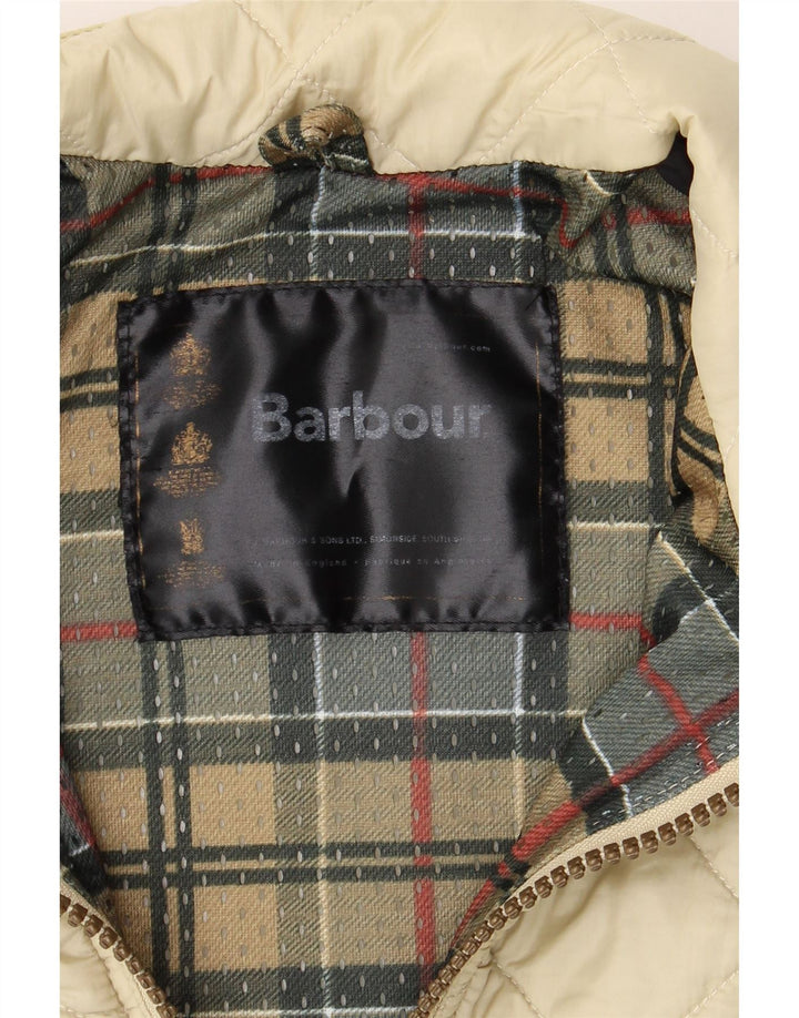 BARBOUR Mens Quilted Jacket UK 38 Medium Beige Vintage Barbour and Second-Hand Barbour from Messina Hembry 