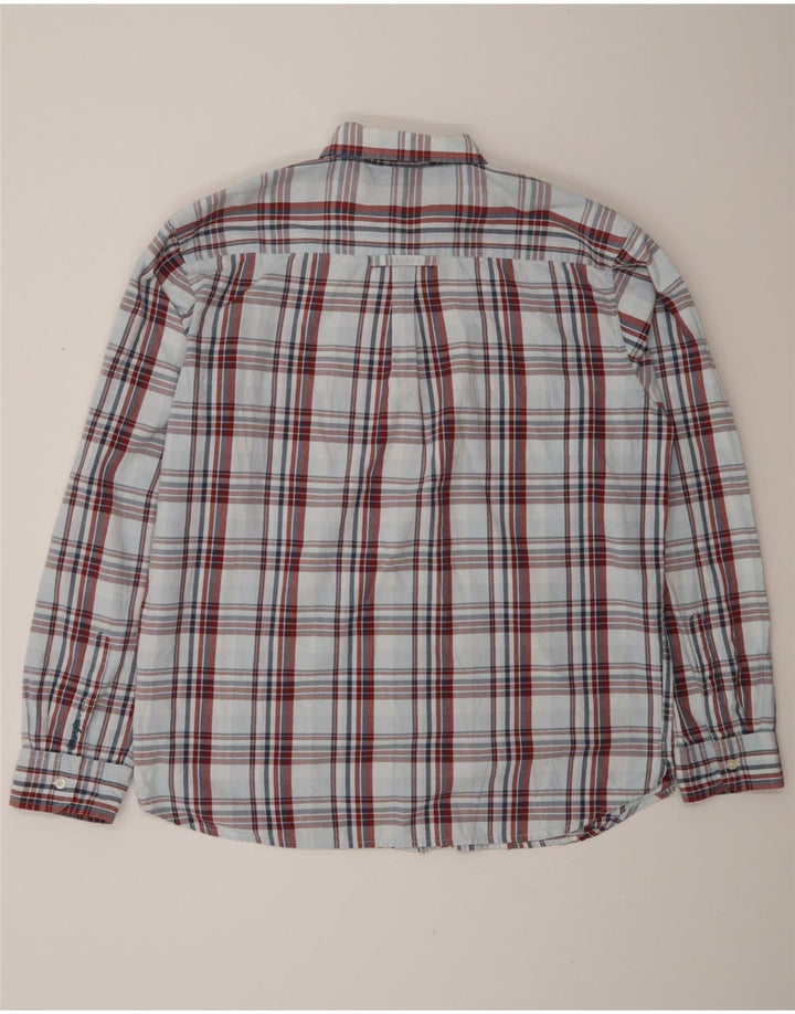 Wrangler Chemise Homme XL Bleu Carreaux Coton