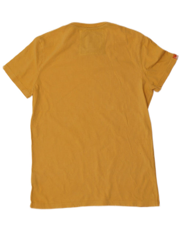 Superdry T-Shirt Vintage Fit Graphic Homme Jaune Moyen Coton