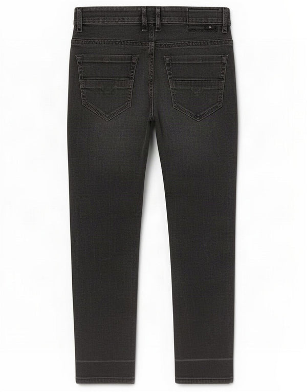 Diesel Mens Thommer Crop Slim Skinny Jeans W31 L26 Gris Coton