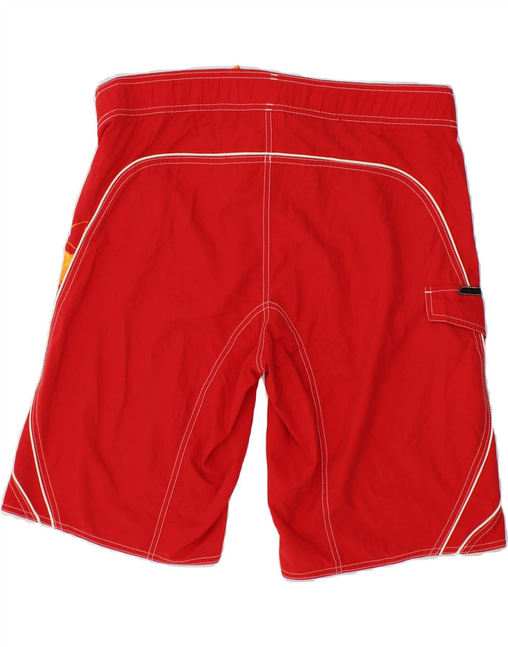 ADIDAS Short de Bain Graphique Homme Rouge Moyen Polyester