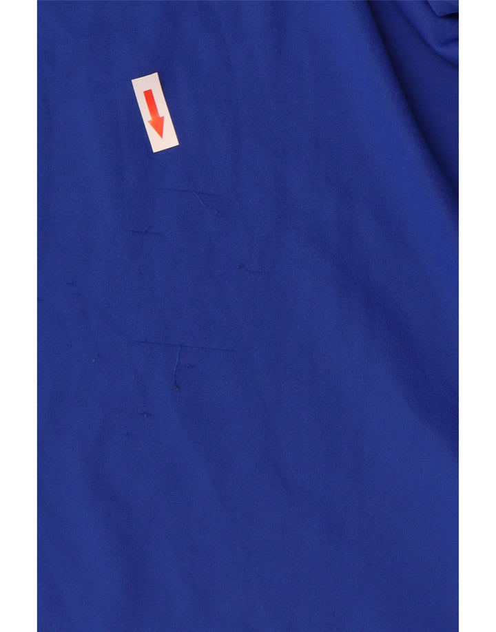 Adidas Hommes Climalite T-Shirt Haut Grand Bleu Colorblock Polyester
