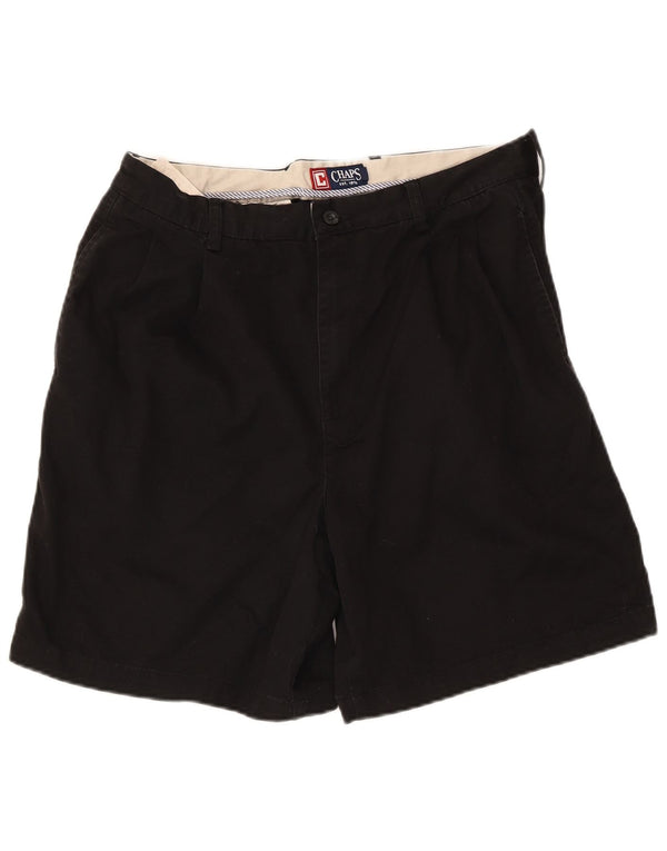 Chaps Short Chino Homme W34 Large Noir Coton