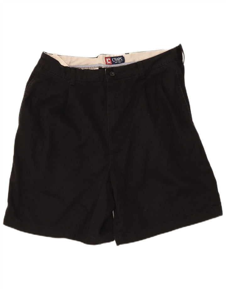 Chaps Short Chino Homme W34 Large Noir Coton