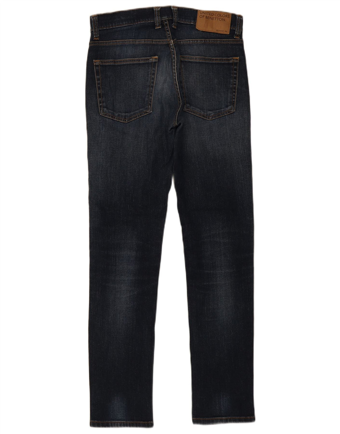 Benetton Jean Skinny W30 L32 Bleu Homme