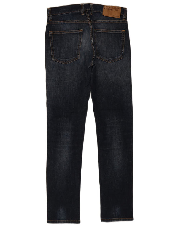 Benetton Jean Skinny W30 L32 Bleu Homme