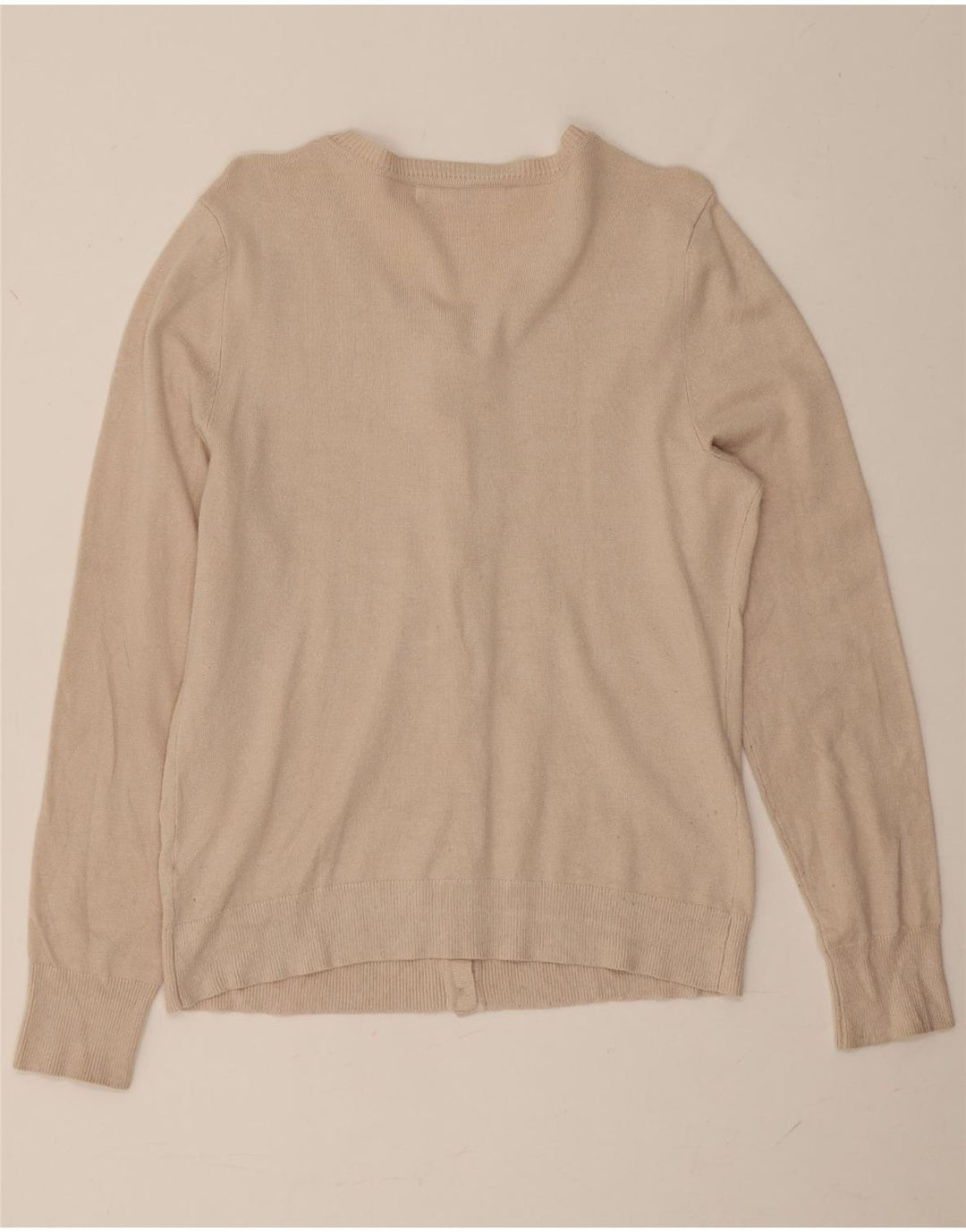 John Lewis Cardigan pour femme UK 12 Viscose beige moyen