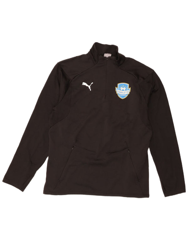 Puma Sweat-shirt graphique Charlotte Soccer Academy pour homme, grand noir
