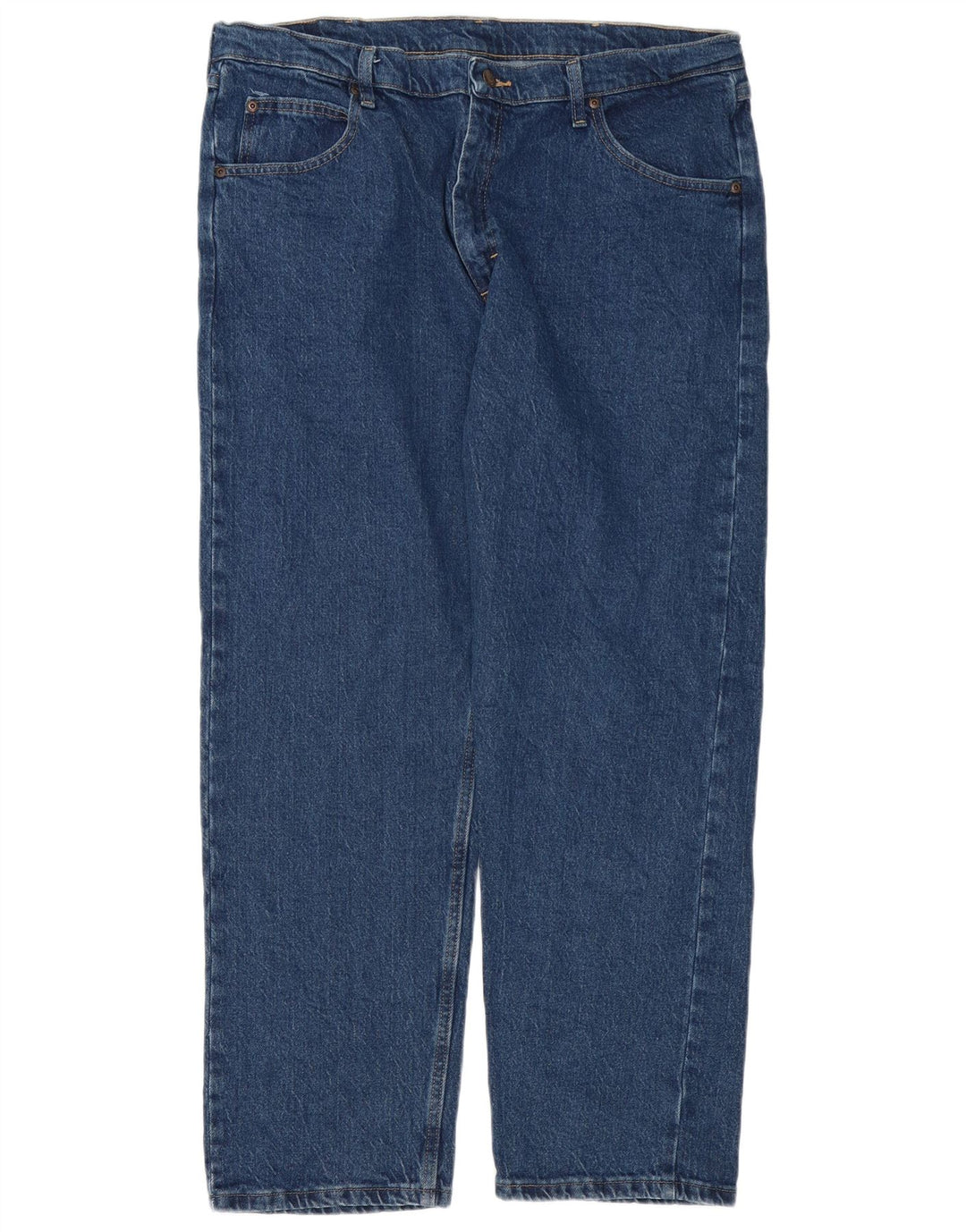 Wrangler Jean droit régulier pour hommes W38 L30 bleu coton
