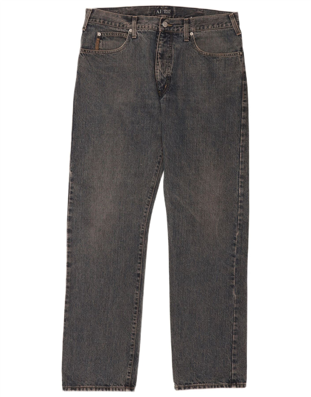 Armani Jean droit W38 L33 bleu coton homme