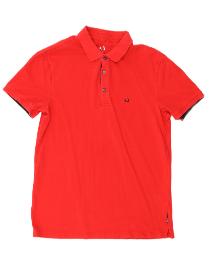 Armani Exchange Polo Homme Rouge Moyen Coton