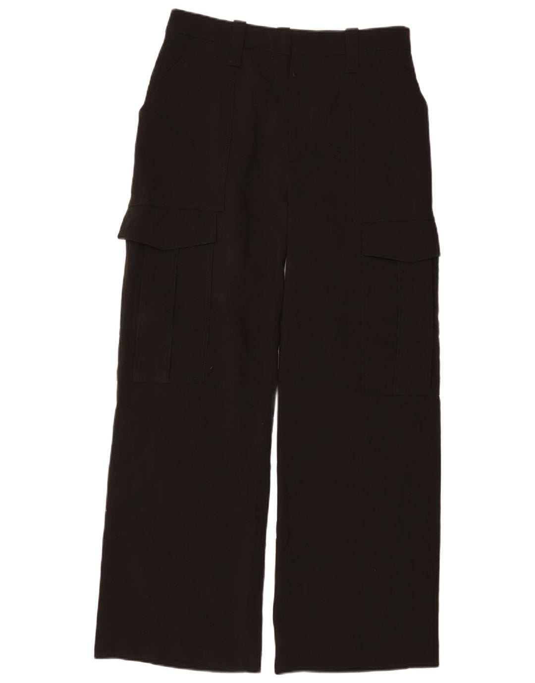 Zara Pantalon cargo large pour femme Medium W28 L30 Noir