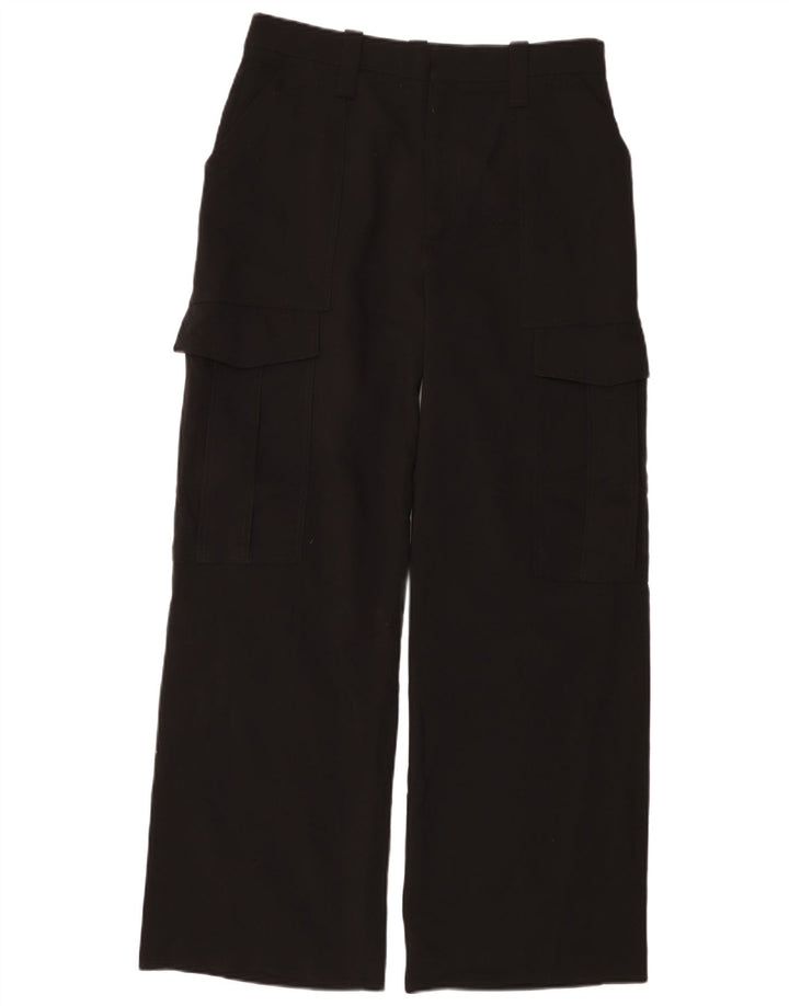 Zara Pantalon cargo large pour femme Medium W28 L30 Noir