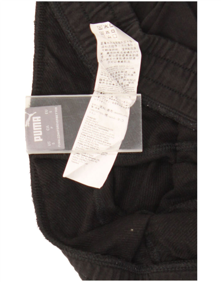 Puma Pantalon de survêtement cargo pour homme en coton noir Taille S