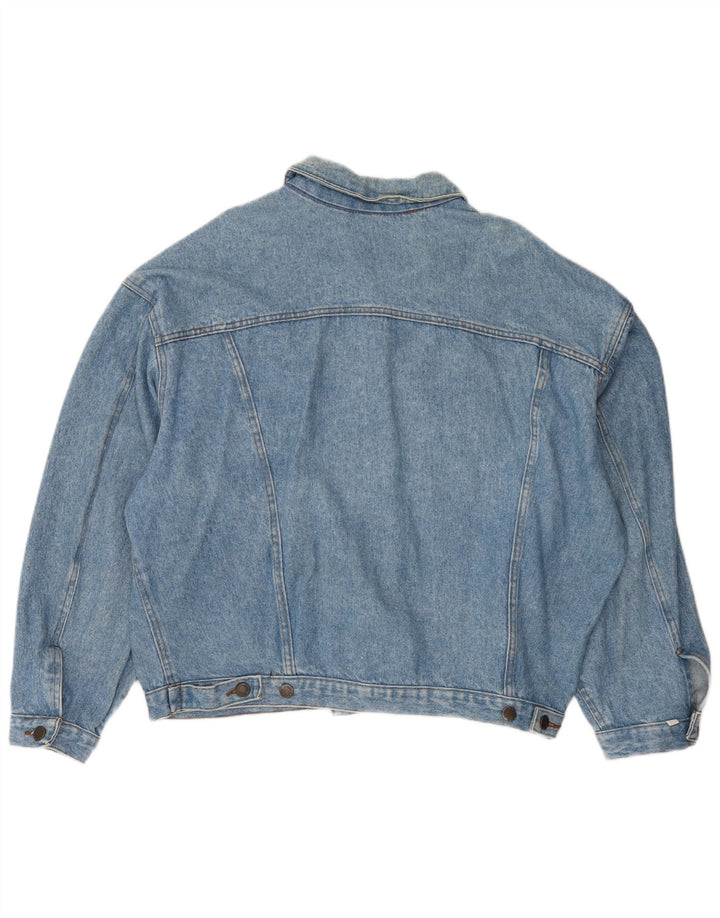 VINTAGE Veste en jean homme UK 42 XL Bleu