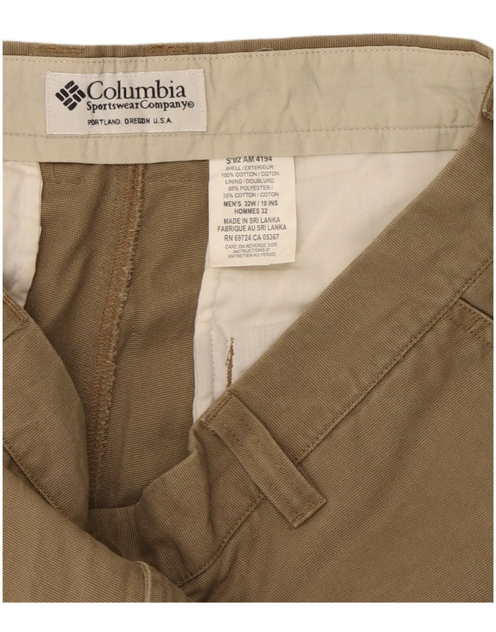 Columbia Short Cargo W32 Homme Kaki Moyen Coton