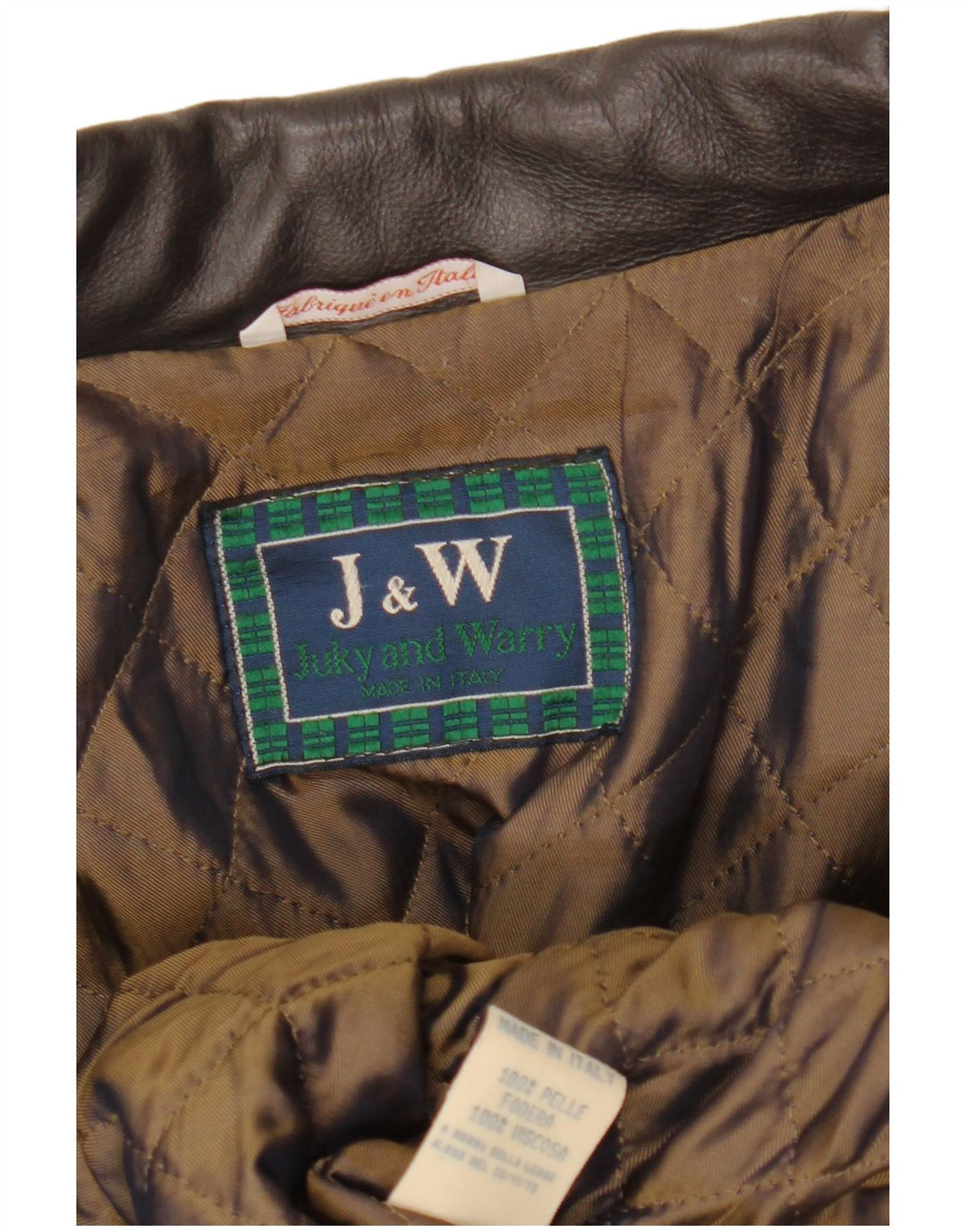 Veste en cuir femme vintage UK 18 XL Cuir Marron