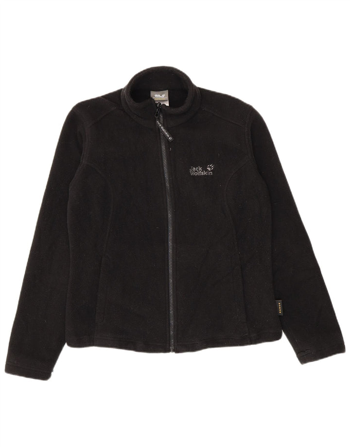 Jack Wolfskin Veste Polaire Liner Femme UK 12/14 Moyen Noir Polyester