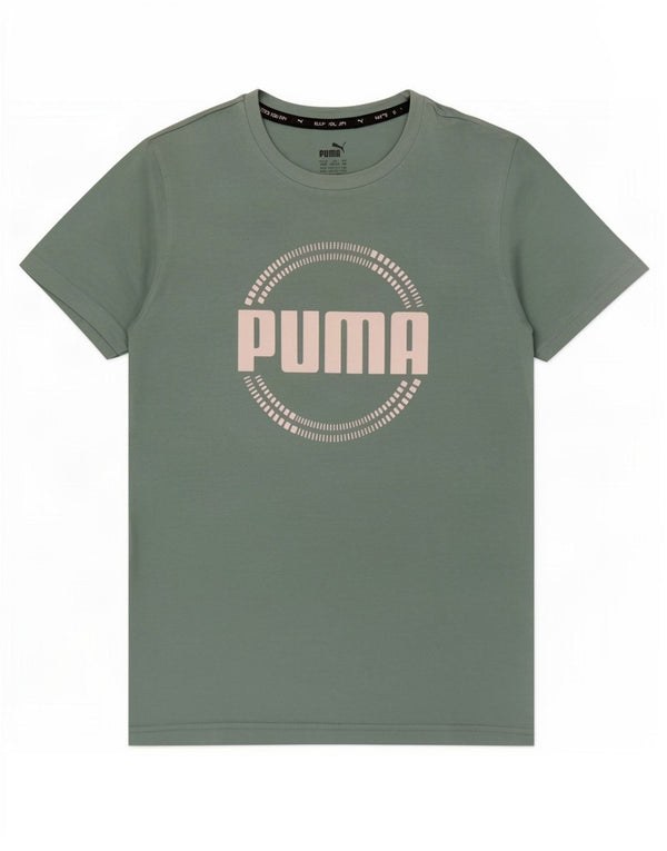 Puma T-Shirt Graphique Garçon 13-14 ans Vert