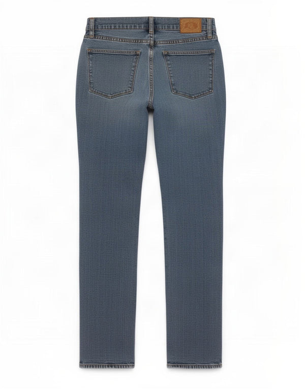 Ralph Lauren Jean slim pour femme US 8 Medium W30 L30 Bleu Coton