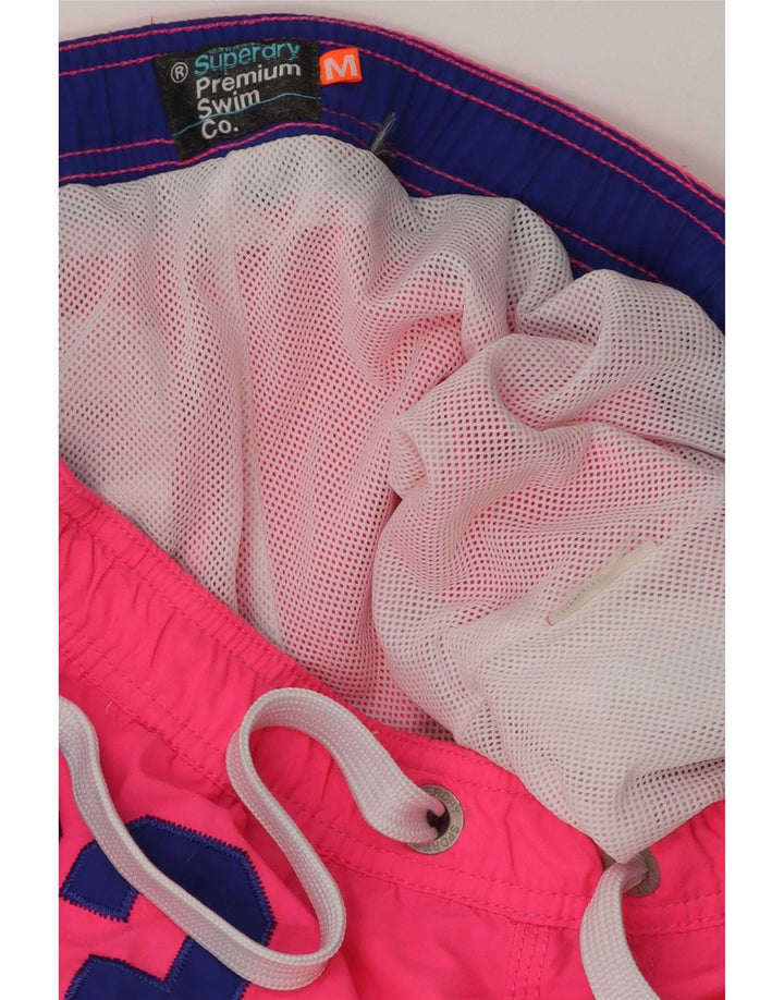 Superdry Short de Bain Graphique Homme Rose Moyen