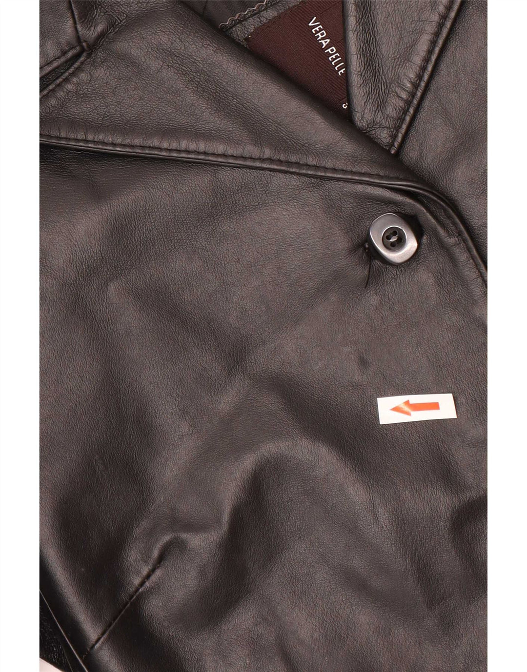 Conbipel Manteau En Cuir Femme IT 40 Petit Noir