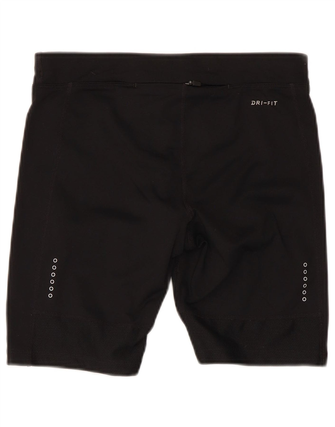 Nike Short de sport Dri Fit pour femme UK 10 Petit Noir Polyester