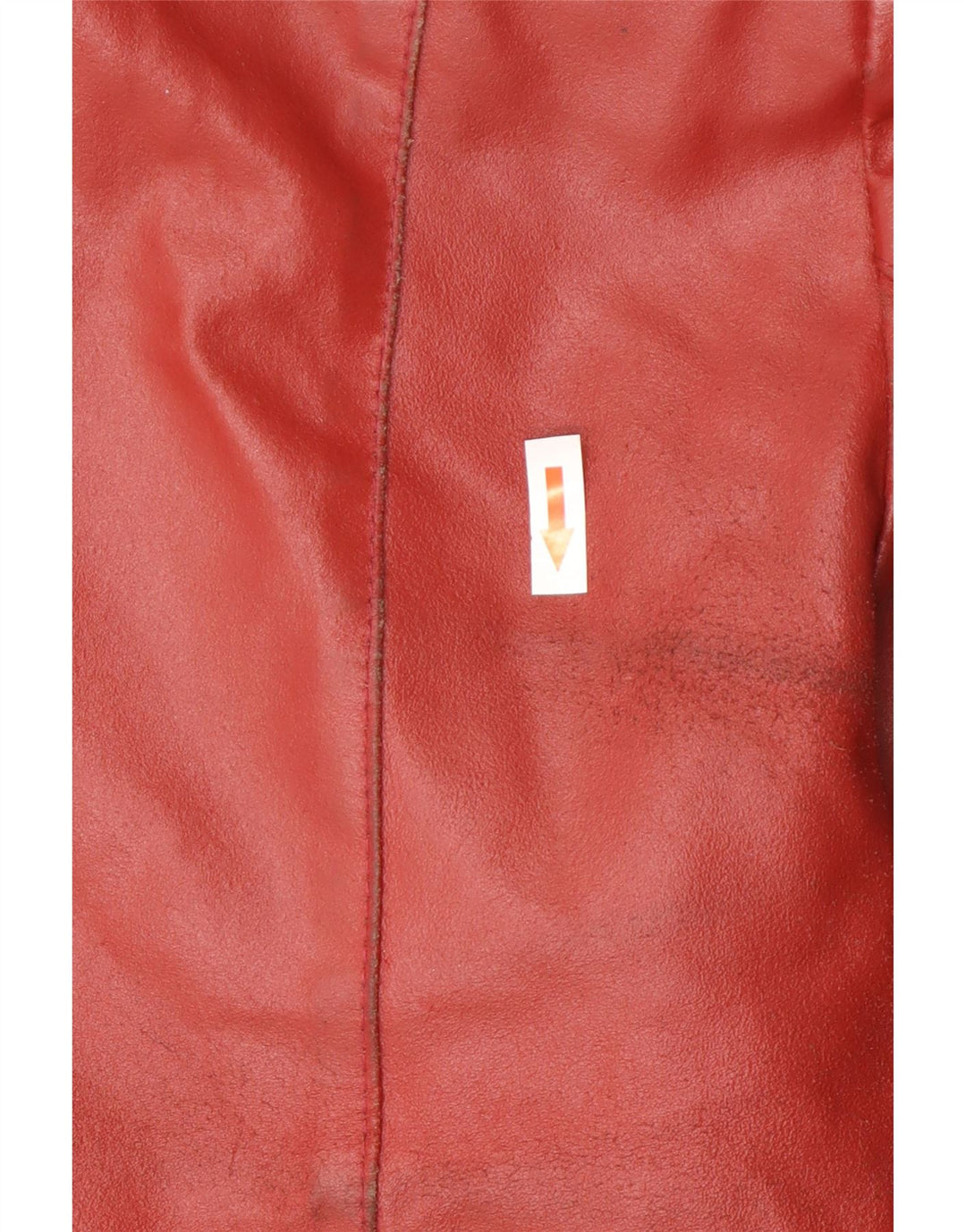 veste en cuir femme vintage UK 14 Rouge moyen