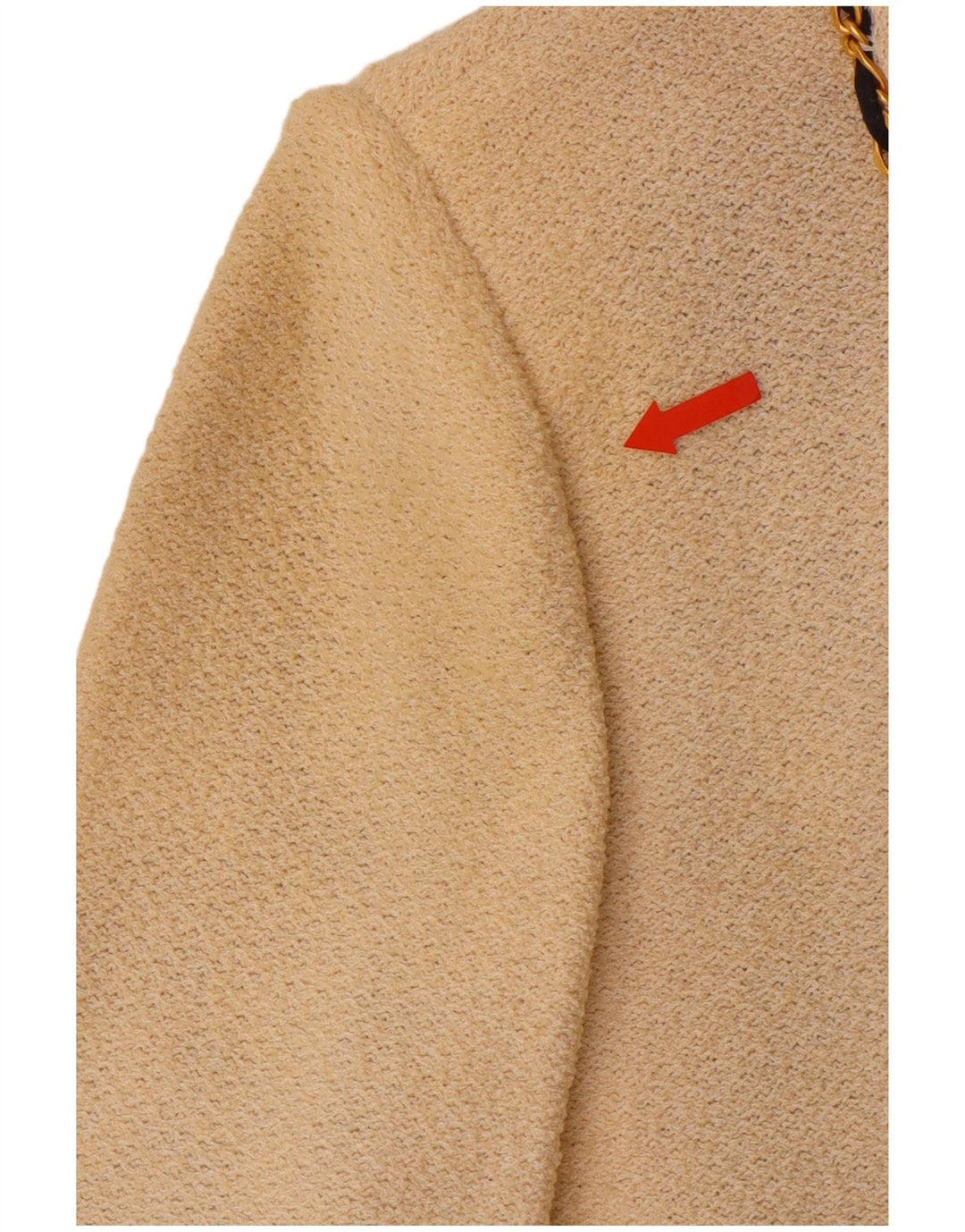 VINTAGE Femme 3/4 Manches Cardigan Pull US 8 Moyen Off White Wool