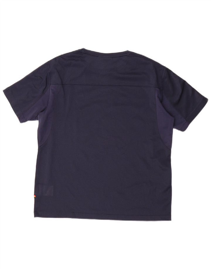 ELLESSE T-Shirt Garçon 13-14 ans Bleu Marine Polyester