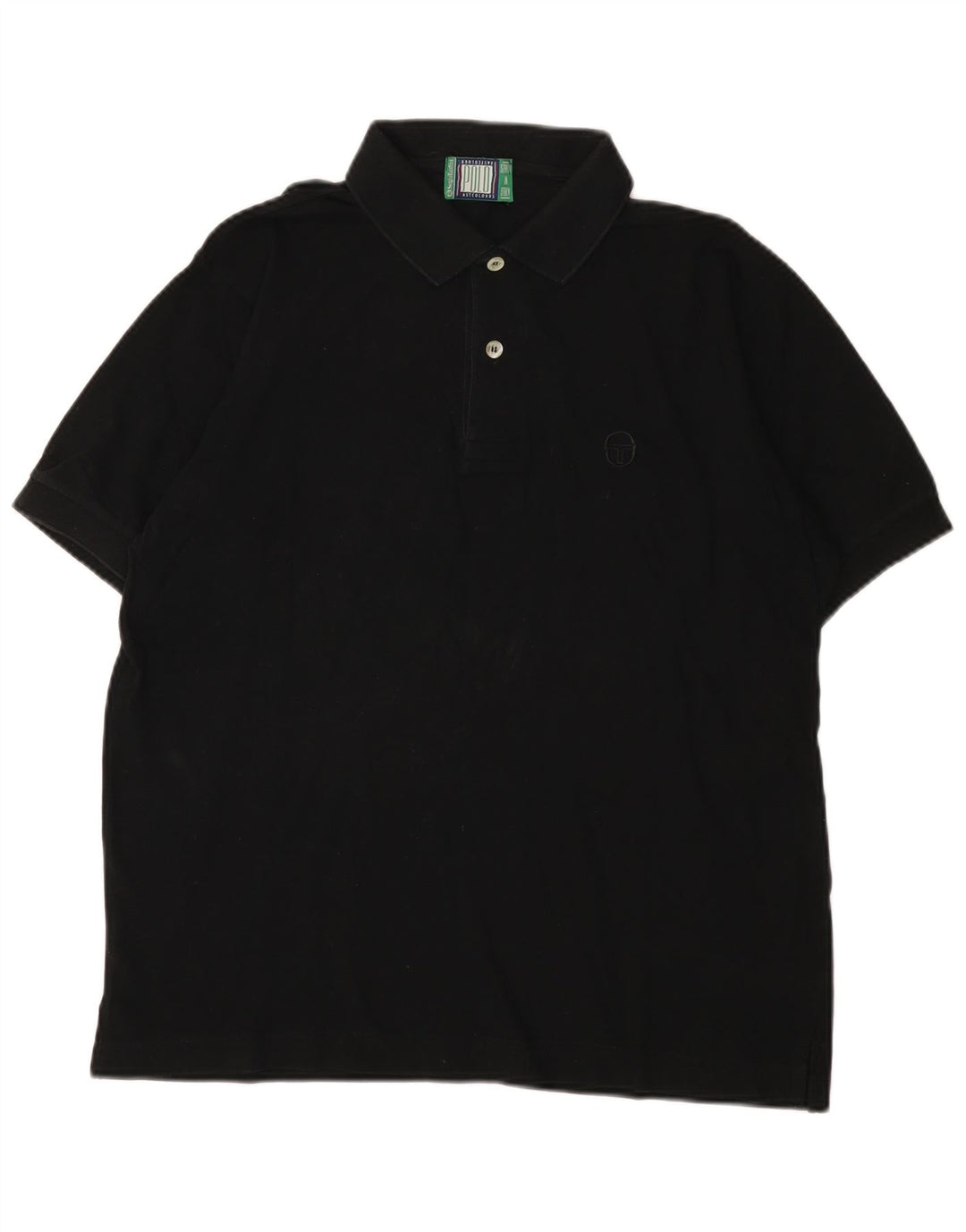 Sergio Tacchini Polo Homme IT 48 Coton Noir Moyen