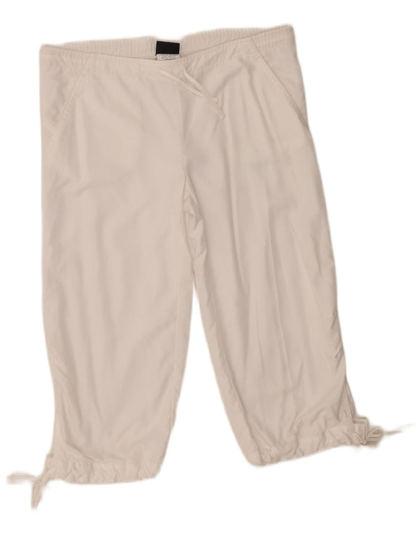 Lotto Pantalon de Survêtement Capri Femme UK 12 Medium Blanc Polyester