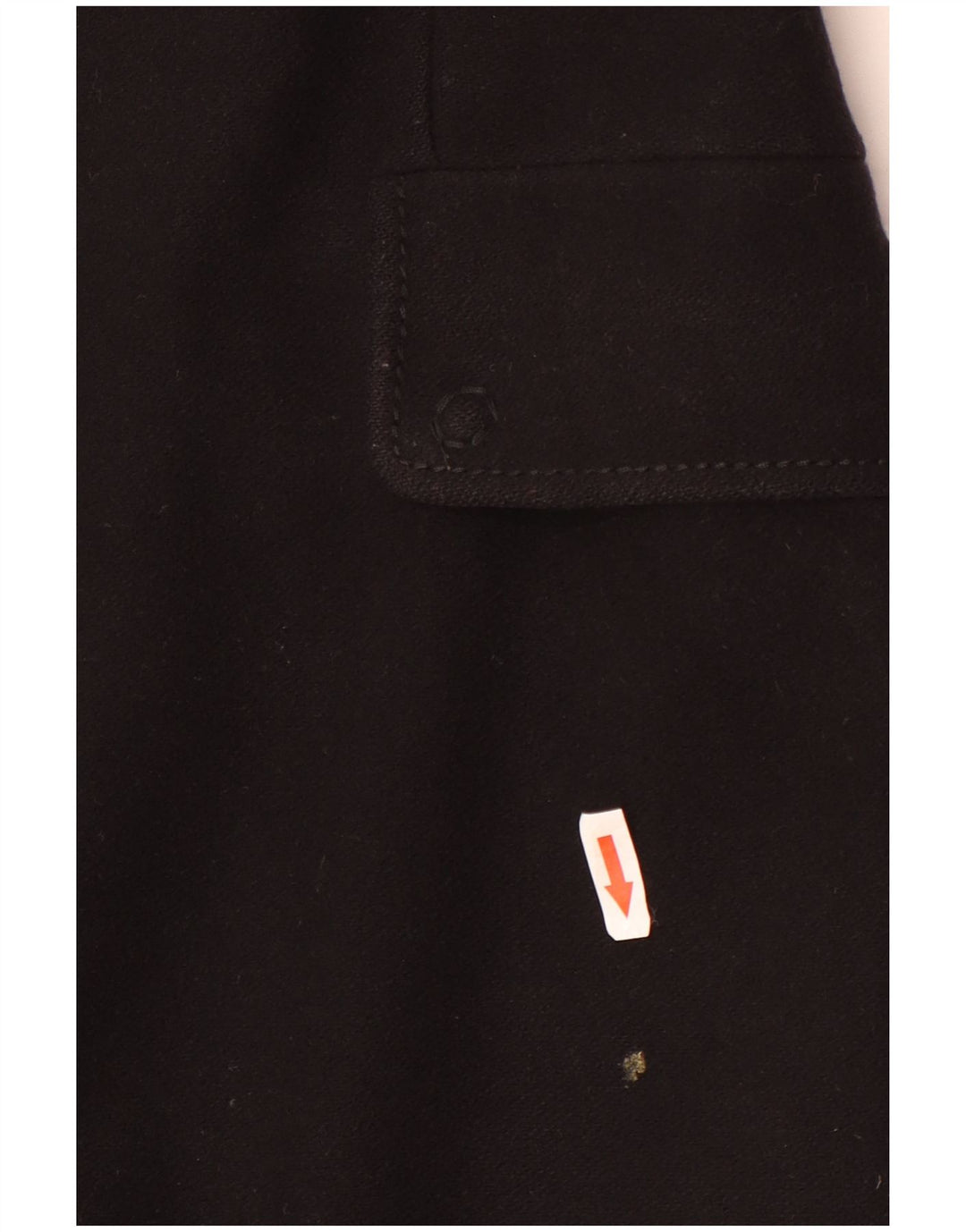 Benetton Pardessus Femme IT 46 Large Laine Noire