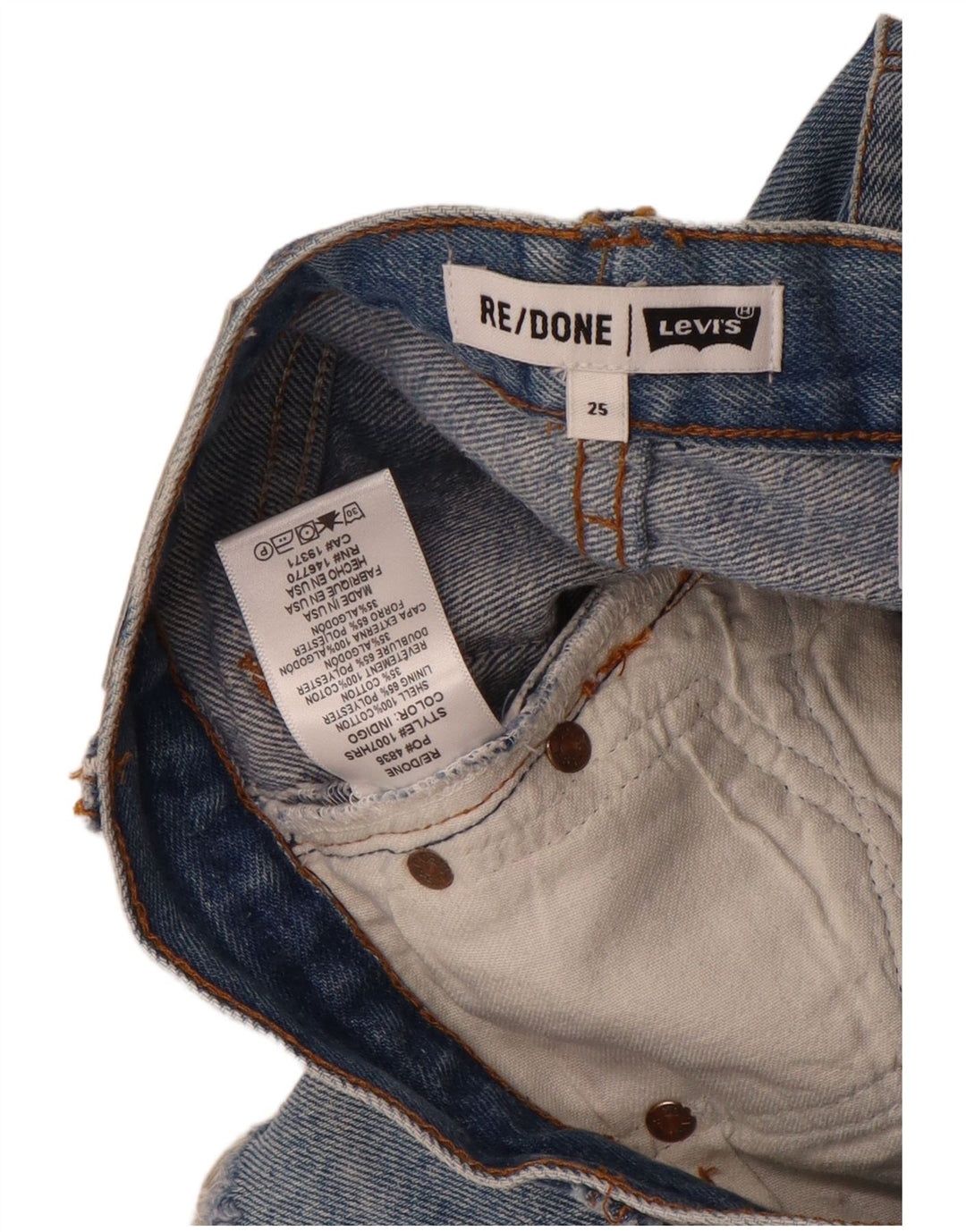 Levi's Short en Jean W25 XS Bleu Coton Femme