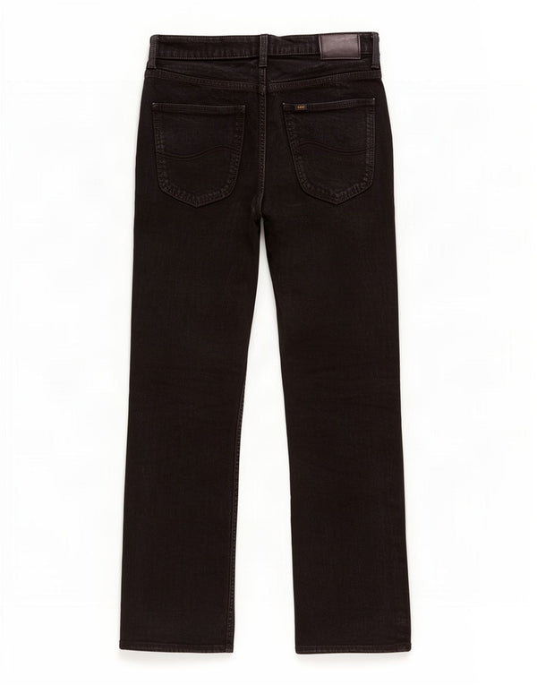 Lee Mens Brooklyn Straight Jeans Taille 33 W33 L34 Coton Noir