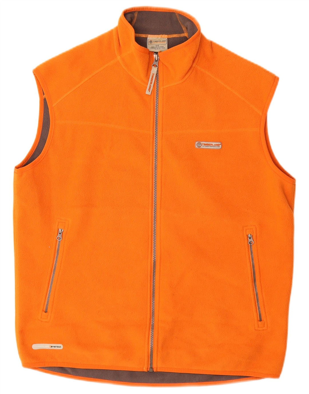 TIMBERLAND Gilet polaire homme UK 36 Small Orange