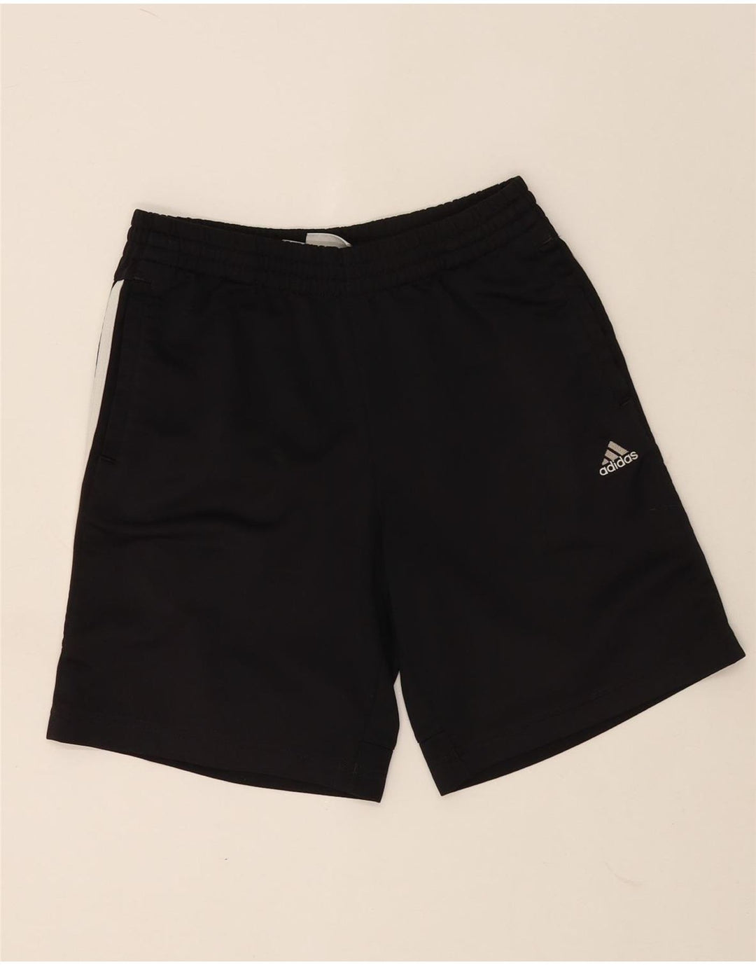 Adidas Short de sport pour homme en polyester noir moyen