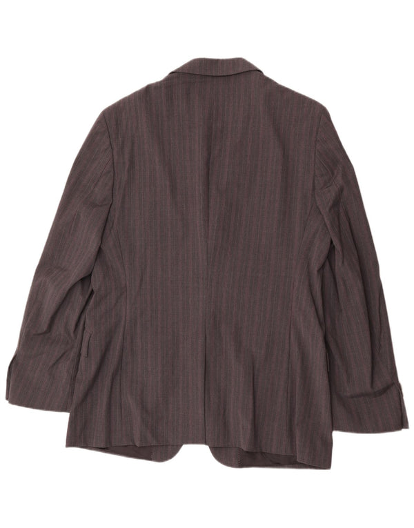 Paul Smith Veste blazer à 2 boutons pour homme UK 42 XL Gris rayé
