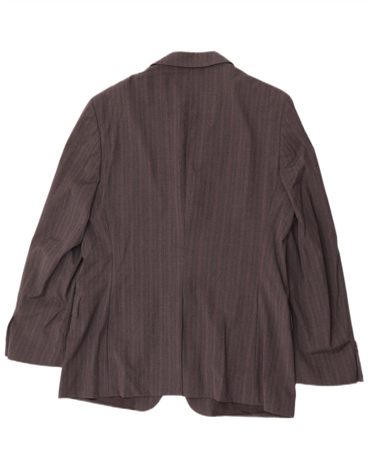 Paul Smith Veste blazer à 2 boutons pour homme UK 42 XL Gris rayé