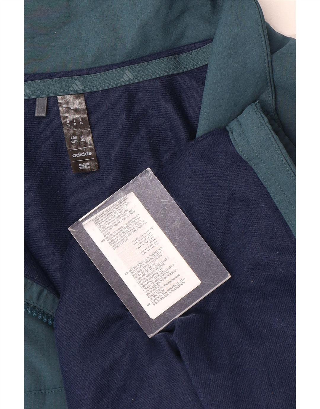 Adidas Veste de survêtement pour homme XL Bleu marine Colourblock