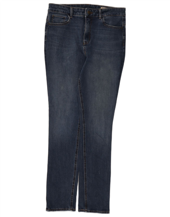 Marks & Spencer Jean slim régulier pour femme UK 12 Medium W30 L28 Bleu Coton