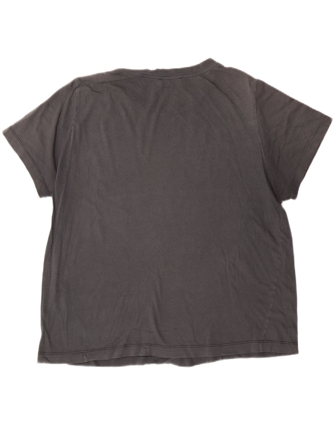 ZARA Womens Graphic T-Shirt Top UK 14 Medium Grey Vintage Zara and Second-Hand Zara from Messina Hembry 