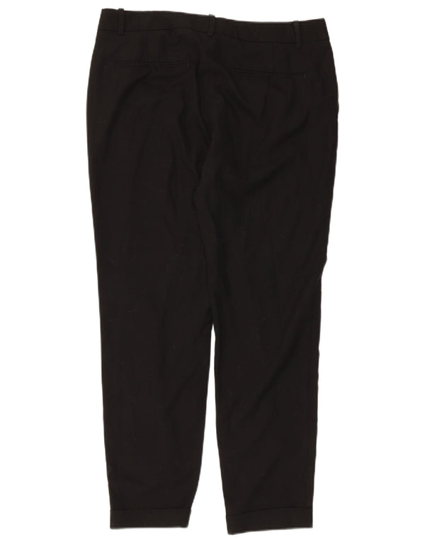 Zara Pantalon court fuselé pour femme EU 38 Small W28 L25 Noir