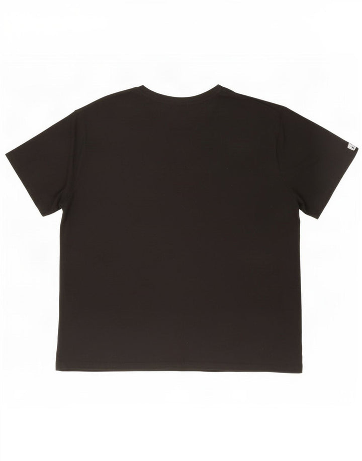 Fila T-shirt graphique pour homme 2XL Noir Polyester