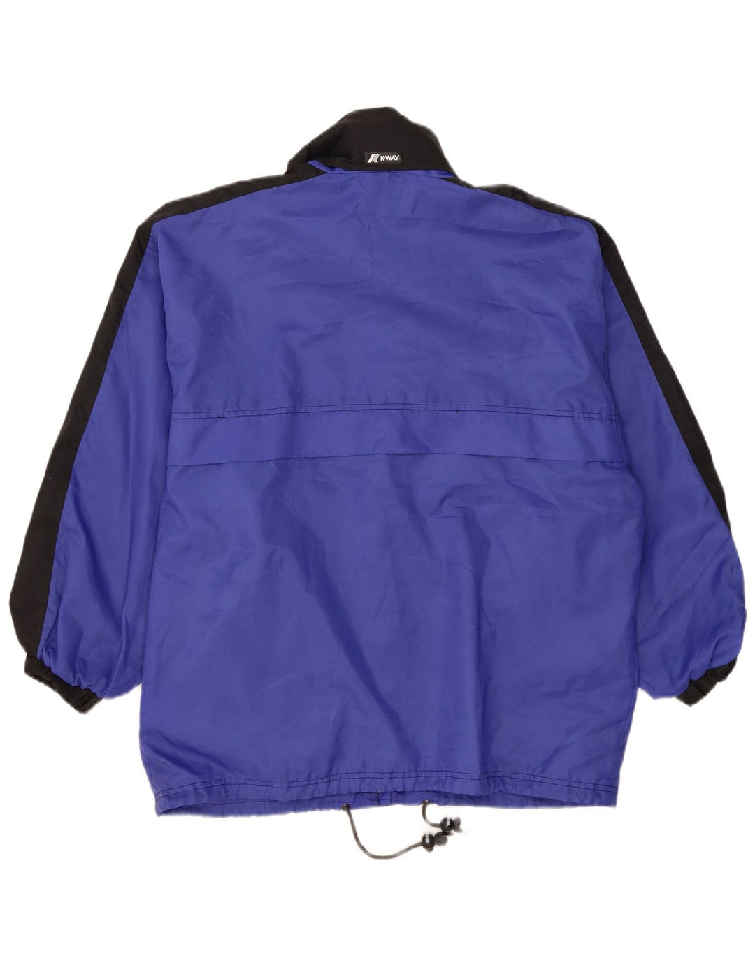 K-Way Veste de pluie coupe ample pour homme UK 38 Bleu moyen Colourblock Polyamide