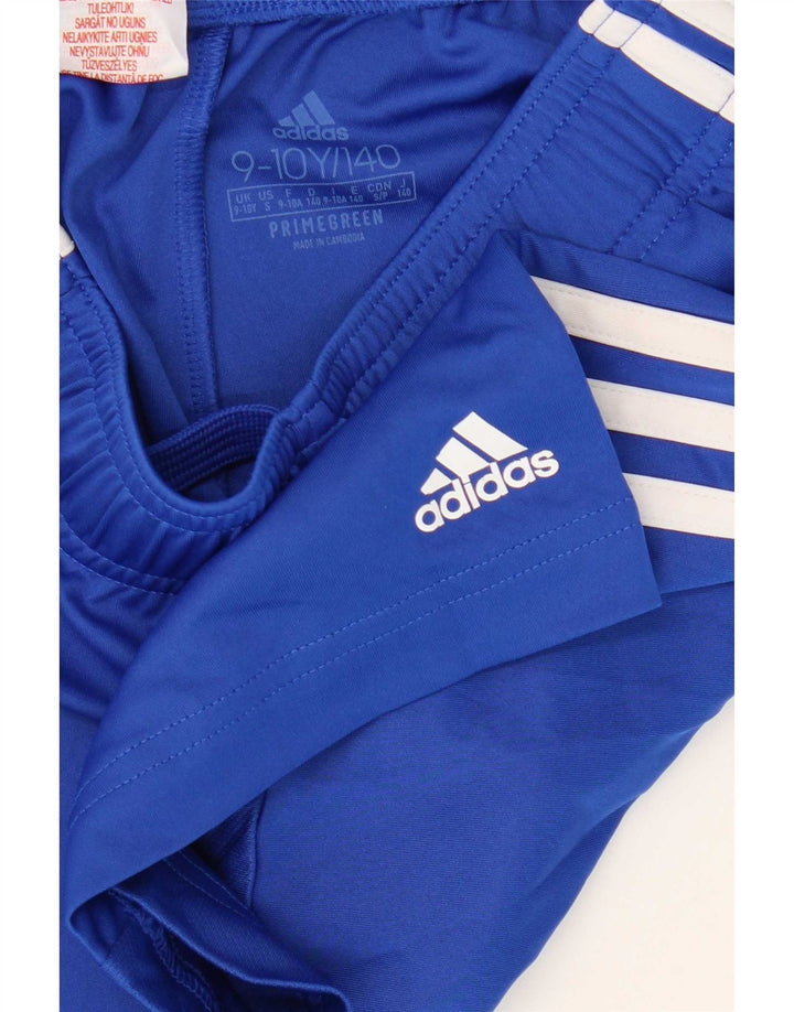 Short de sport Adidas Garçon Aeroready 9-10 ans Bleu Polyester